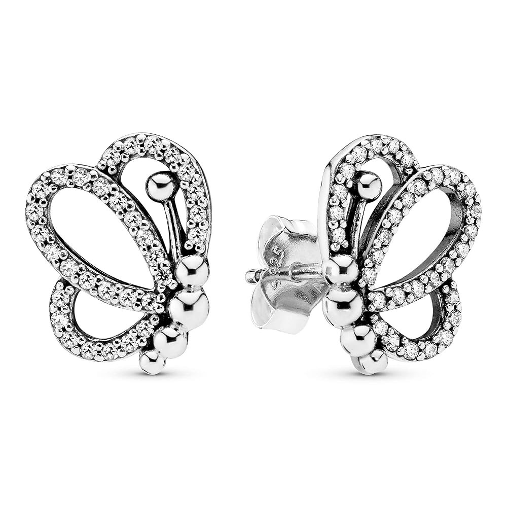 PANDORA Butterfly Outlines Stud Earrings 297912CZ